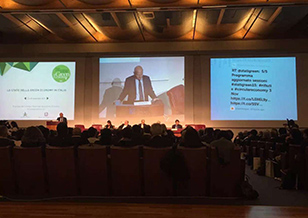 Das italienische grüne jährliche Wirtschaftsforum auf hohem Niveau 2015 wurde in